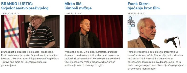 Edukacijska jutra u sklopu 10. Festivala tolerancije – JFF Zagreb