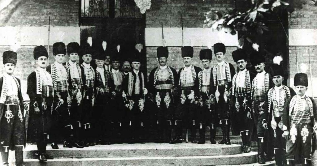 Alkari na sprovodu kralja Aleksandra 1934. g.