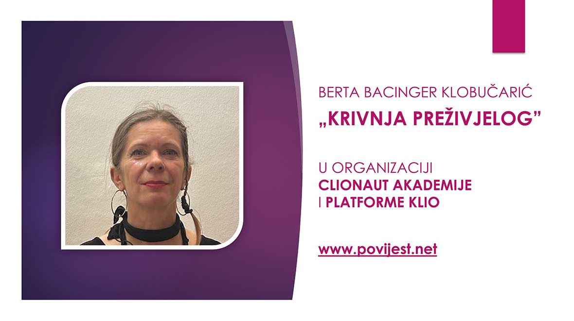 Predavanje “Krivnja preživjelog”