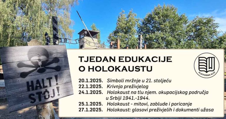 Tjedan edukacije o Holokaustu 2025