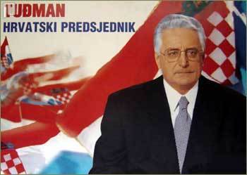 Franjo Tuđman na predizbornom plakatu
