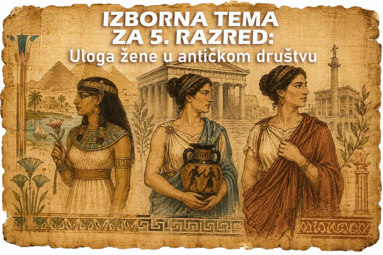 IZBORNA TEMA: Uloga žene u antičkom društvu